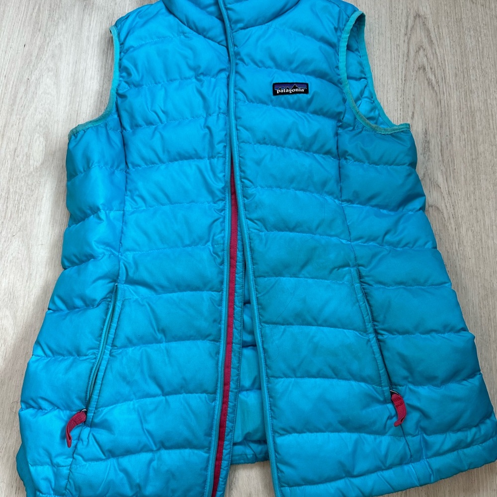 Patagonia Turquoise Puffer Vest